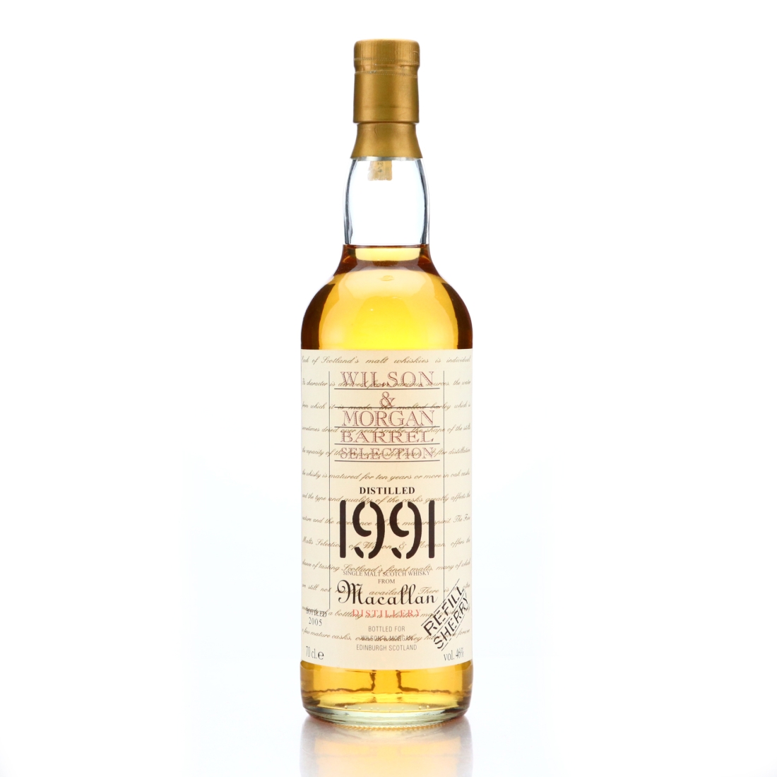 Macallan 1991 Wilson and Morgan