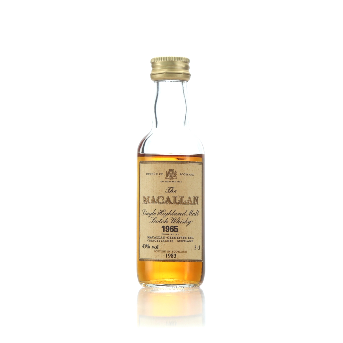 Macallan 1965 18 Year Old Miniature