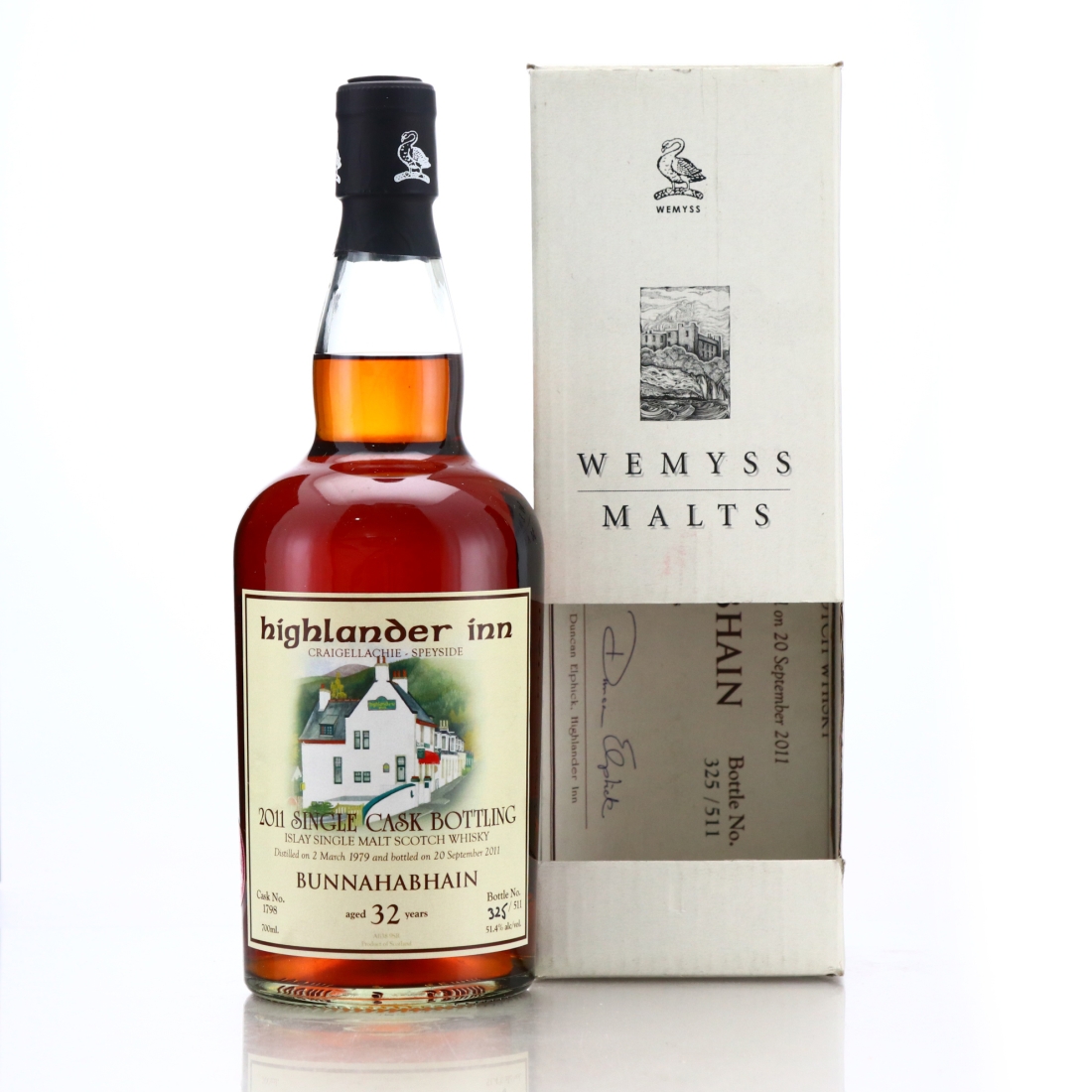 Bunnahabhain 1979 Wemyss Malts 32 Year Old / Highlander Inn