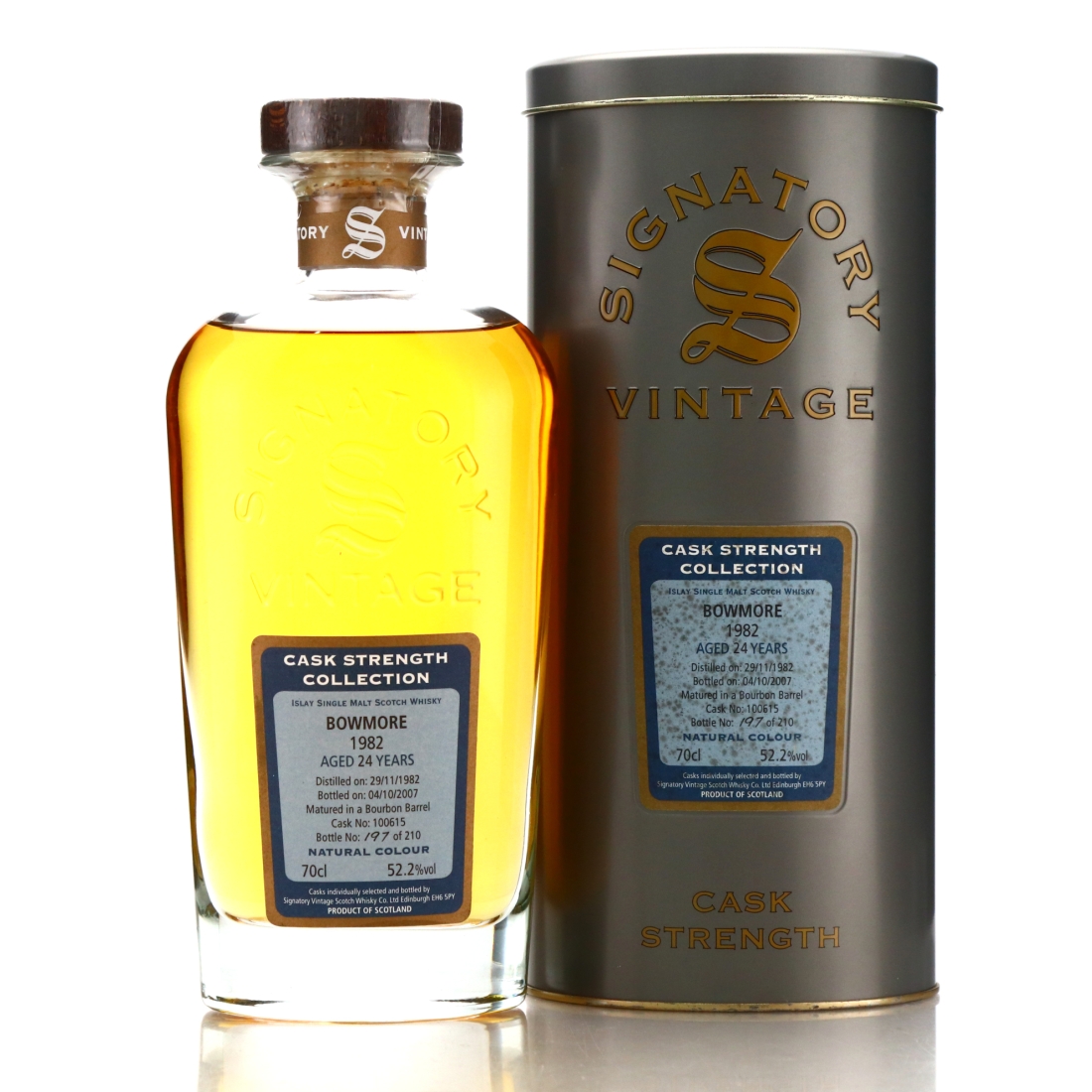 Bowmore 1982 Signatory Vintage 24 Year Old Cask Strength