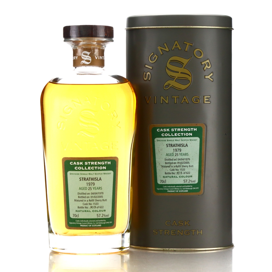 Strathisla 1979 Signatory Vintage 25 Year Old Cask Strength