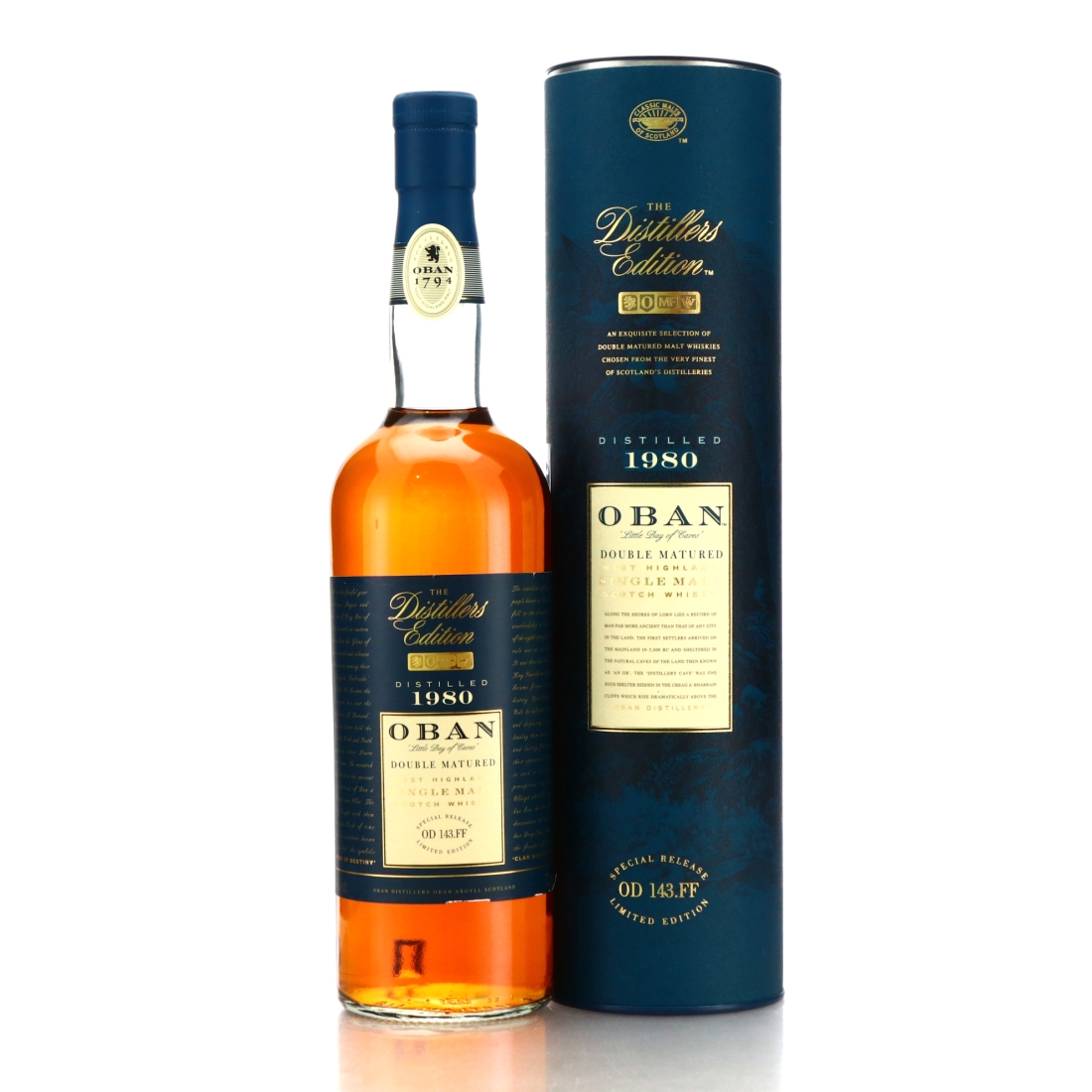Oban 1980 Distillers Edition OD143.FF / Inaugural Release