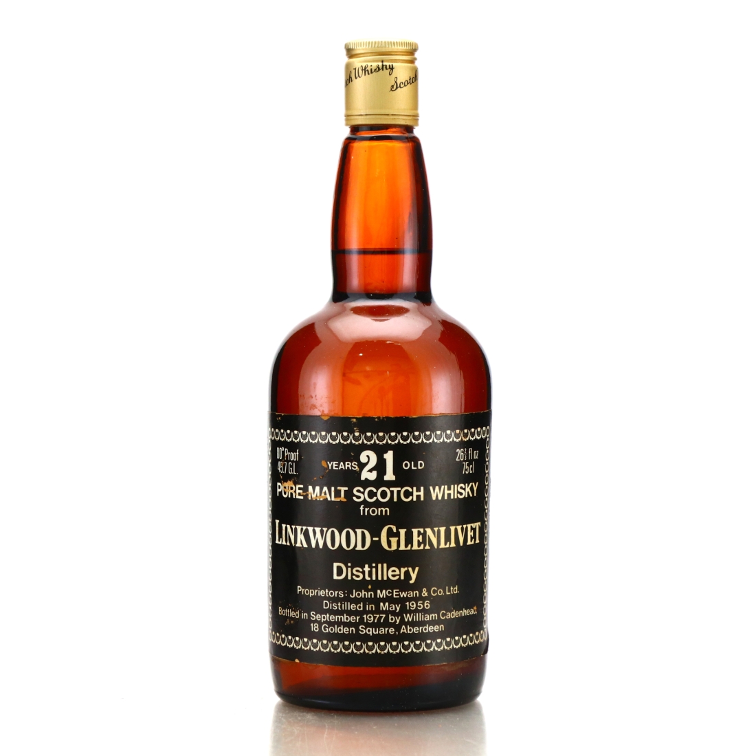 Linkwood 1956 Cadenhead's 21 Year Old