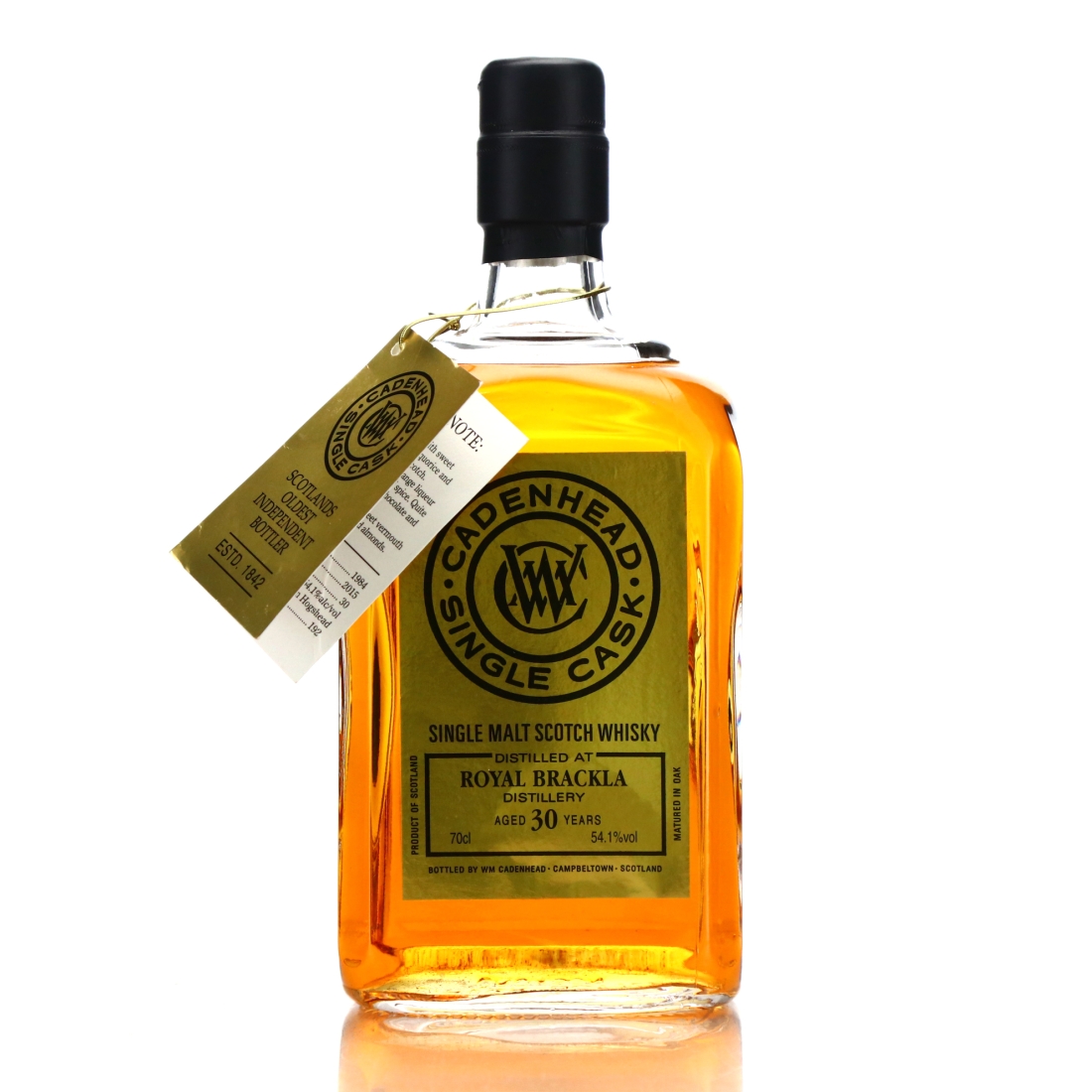 Royal Brackla 1984 Cadenhead's 30 Year Old