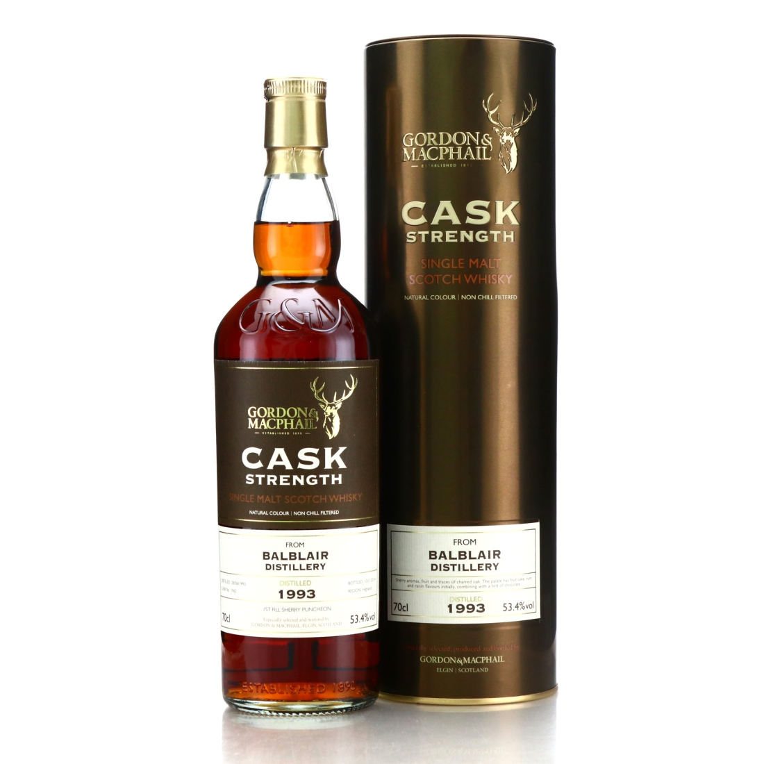 Balblair 1993 Gordon and MacPhail Cask Strength