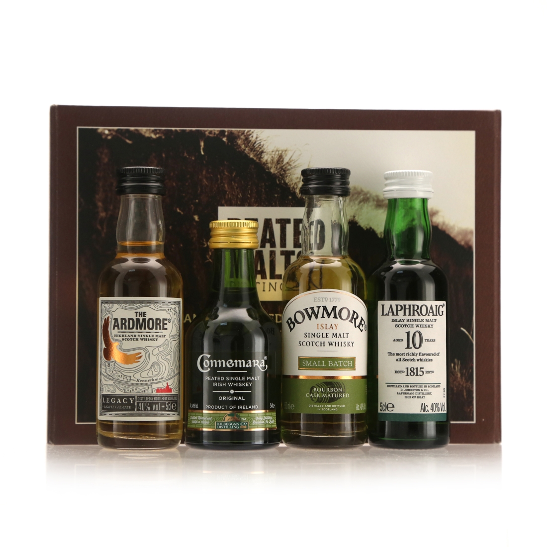 Peated Malts of Distinction Collection Miniatures x 4