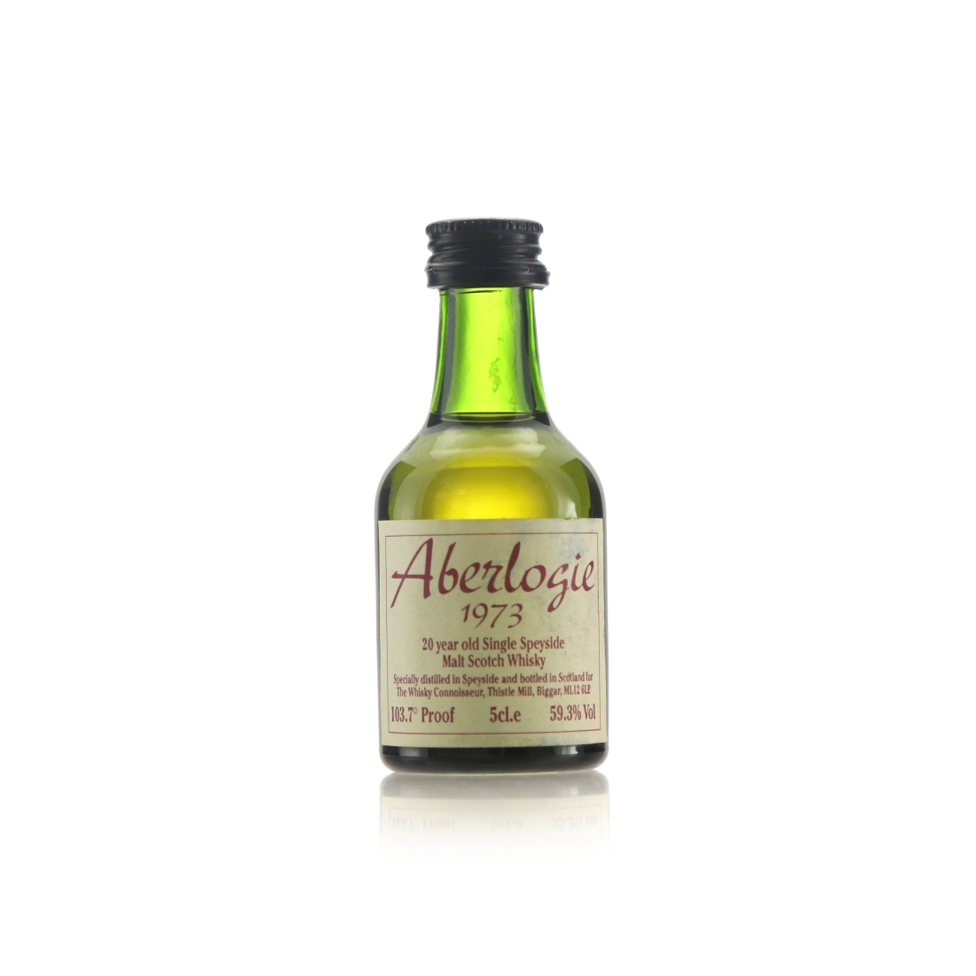 Macallan 'Aberlogie' 1973 Whisky Connoisseur 20 Year Old Miniature
