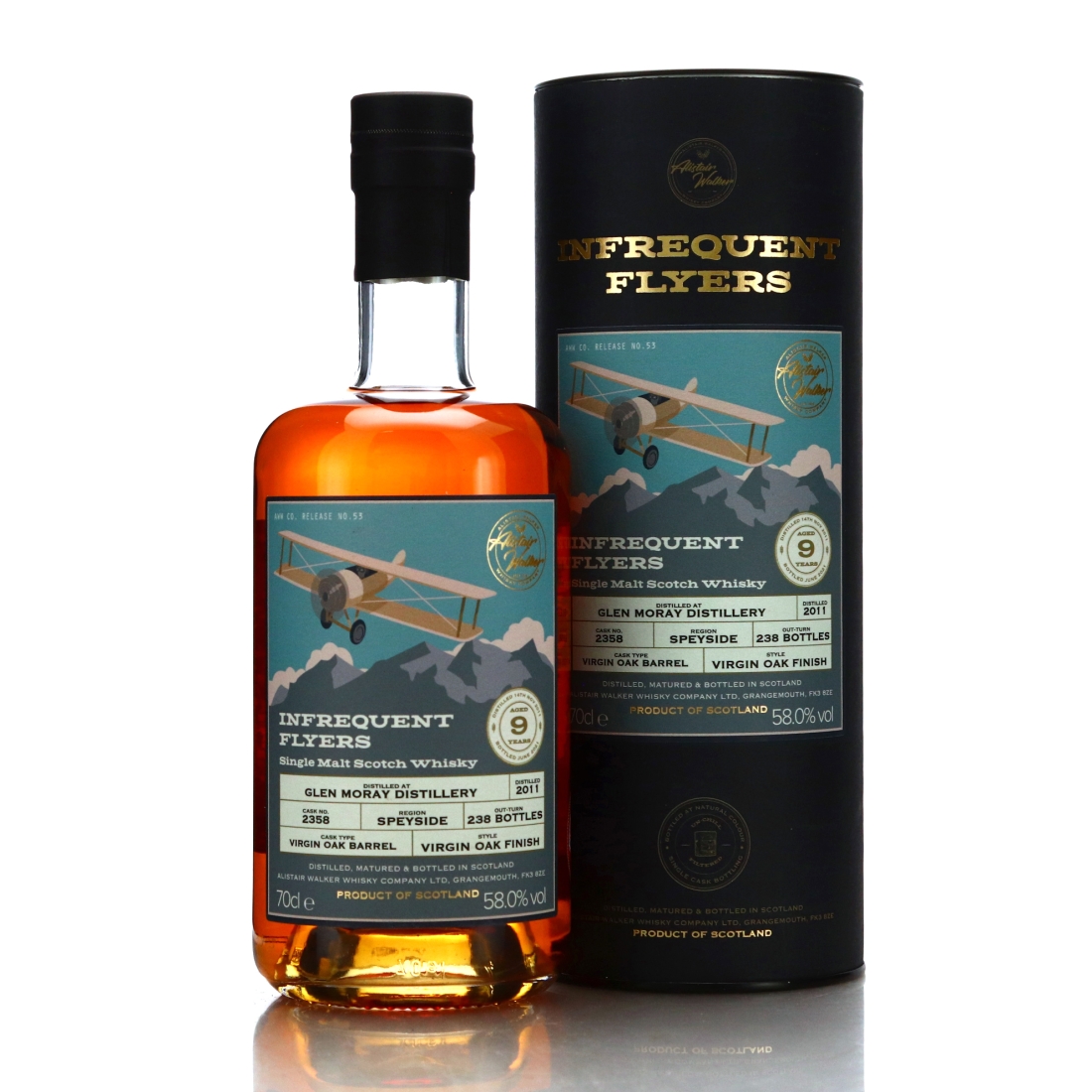 Glen Moray 2011 Infrequent Flyers 9 Year Old
