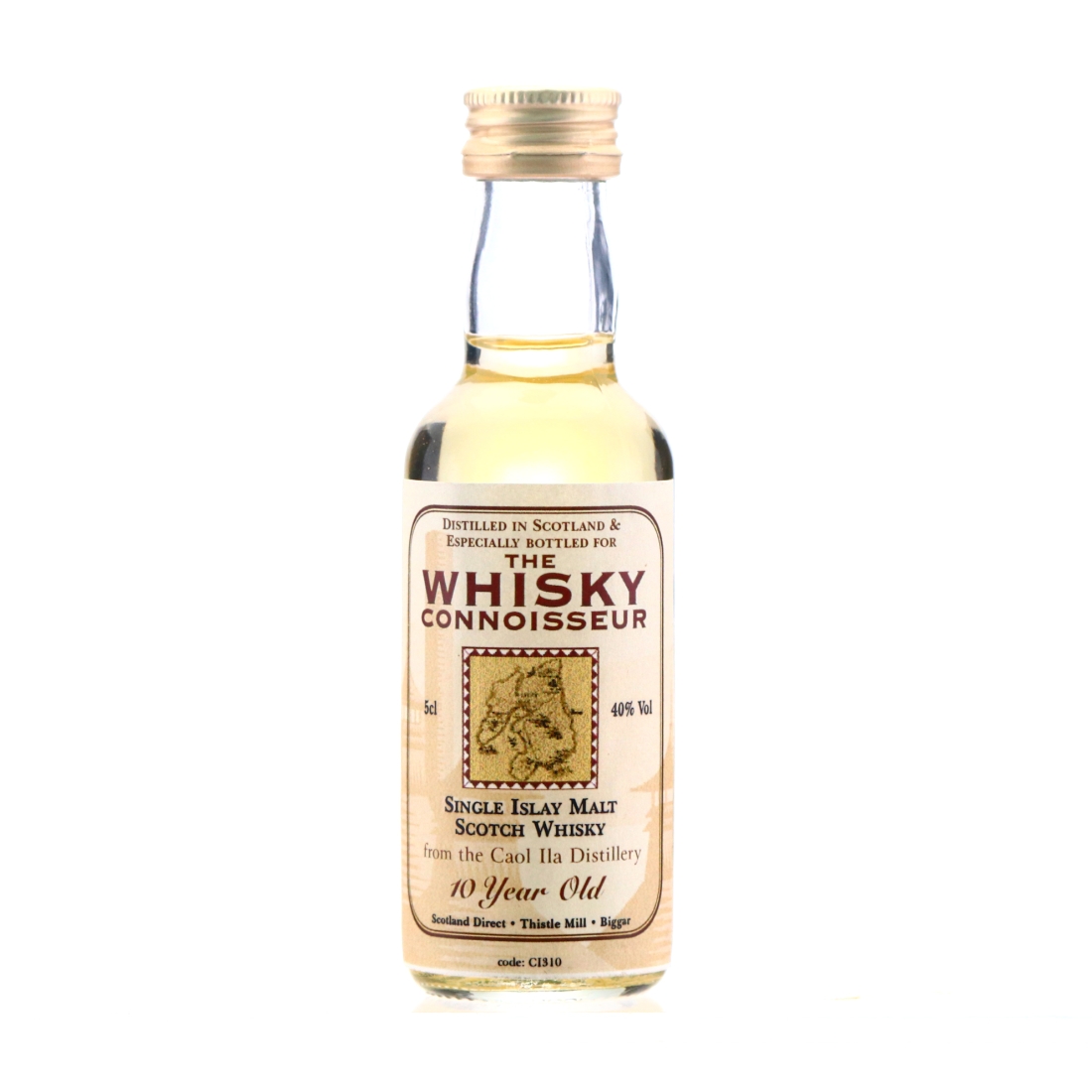 Caol Ila 1992 Whisky Connoisseur 10 Year Old Miniature