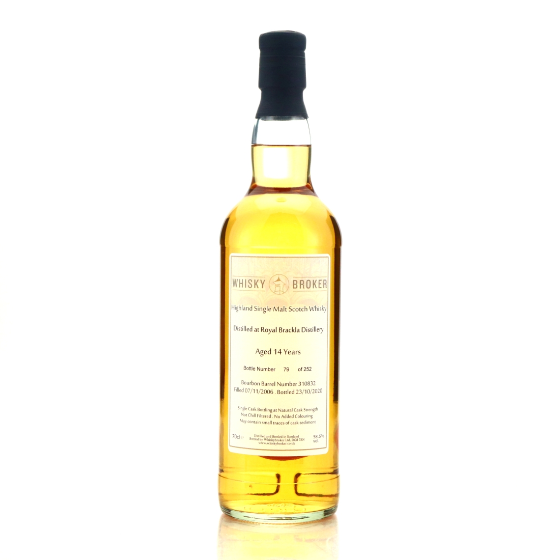 Royal Brackla 2006 Whisky Broker 14 Year Old