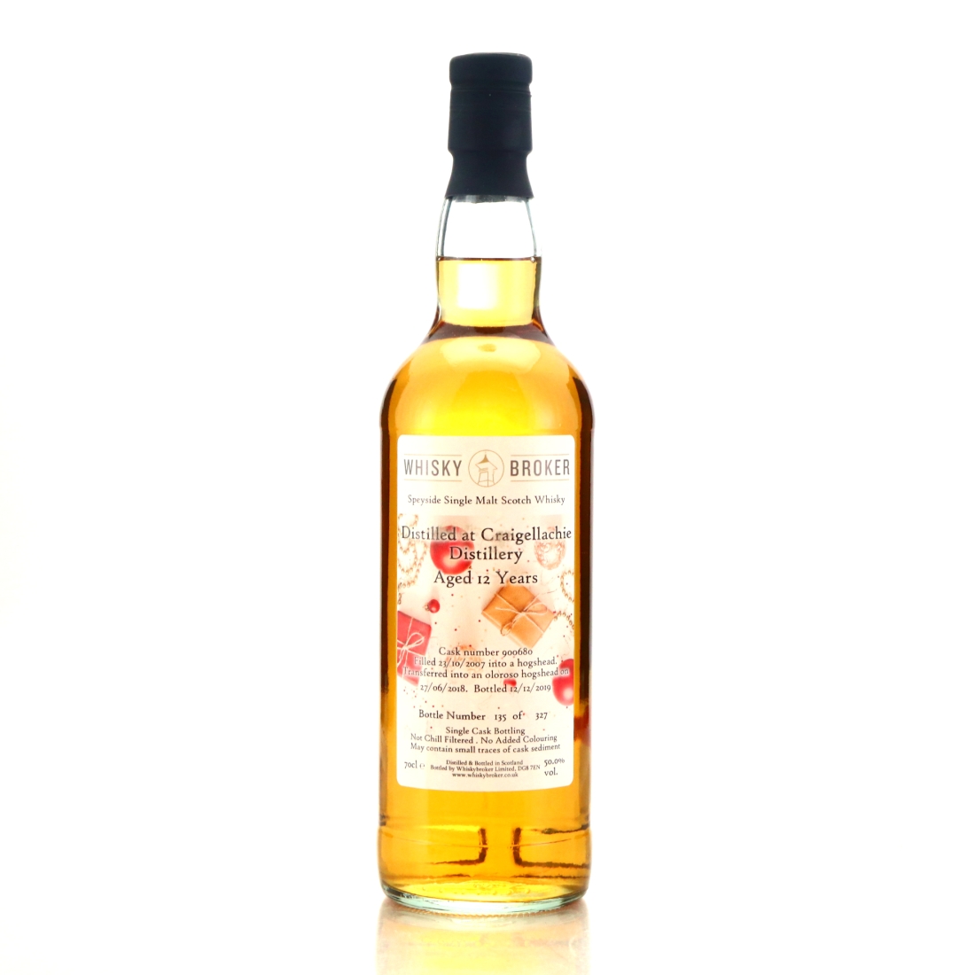 Craigellachie 2007 Whisky Broker 12 Year Old