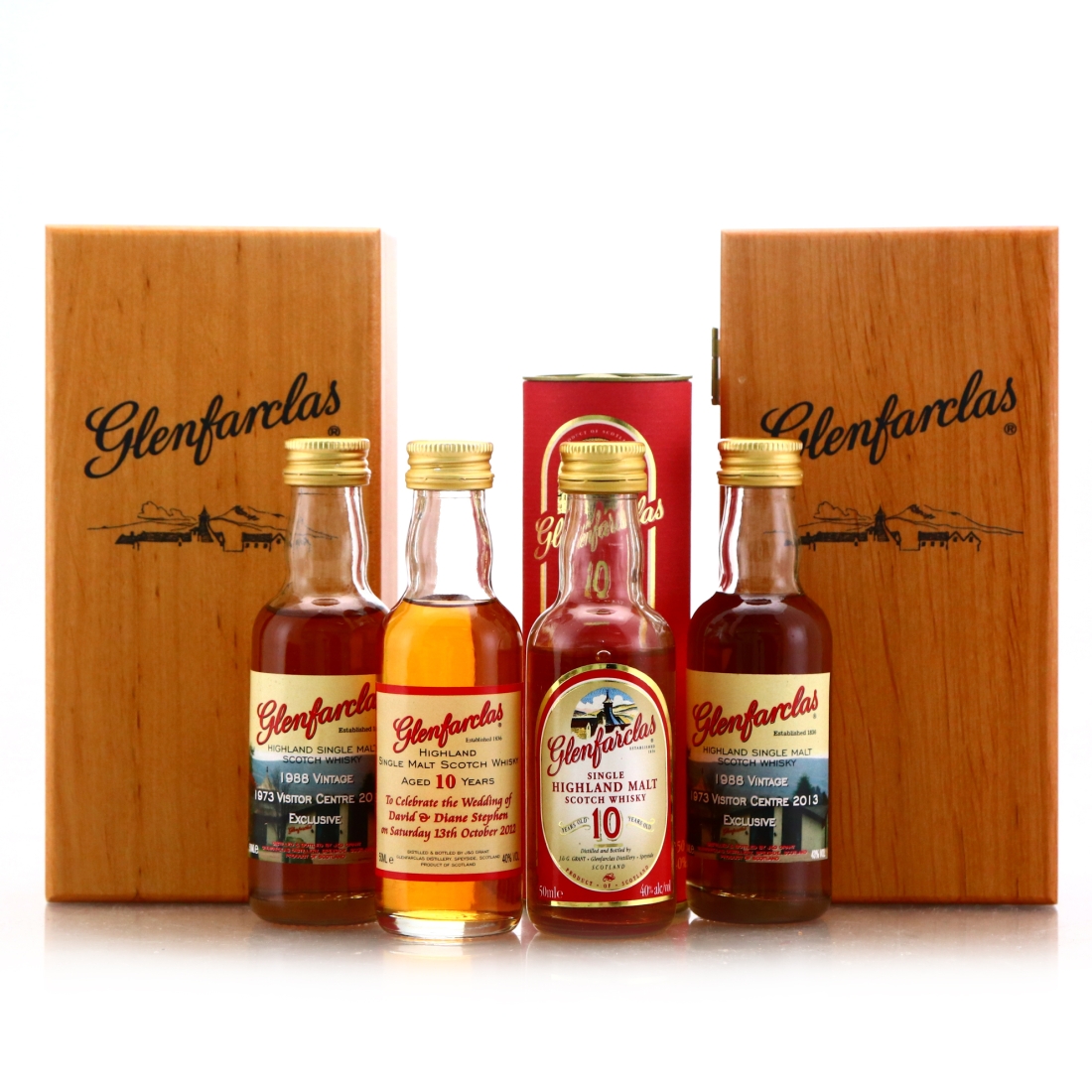 Glenfarclas Miniatures x 4