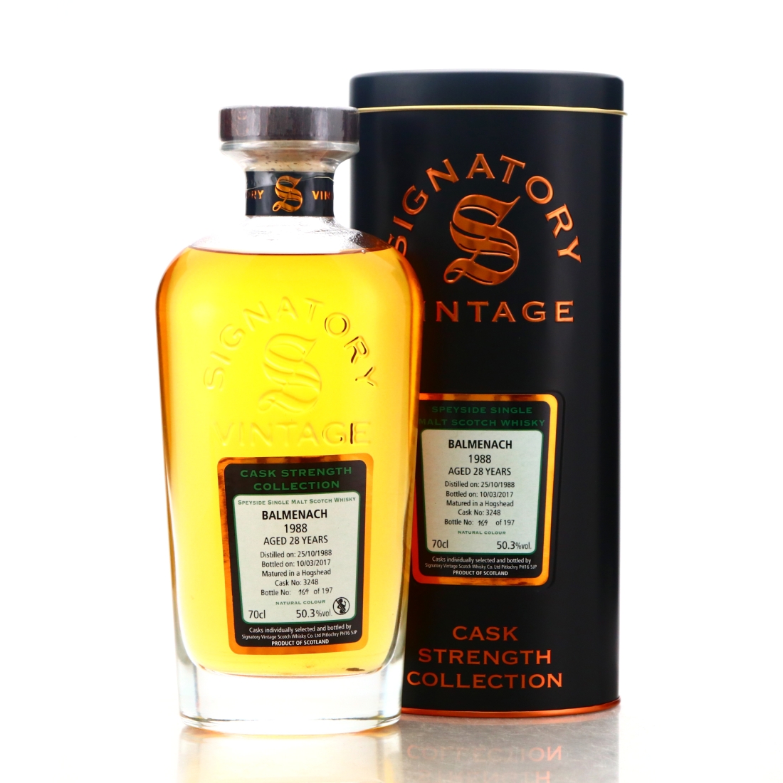 Balmenach 1988 Signatory Vintage 28 Year Old Cask Strength