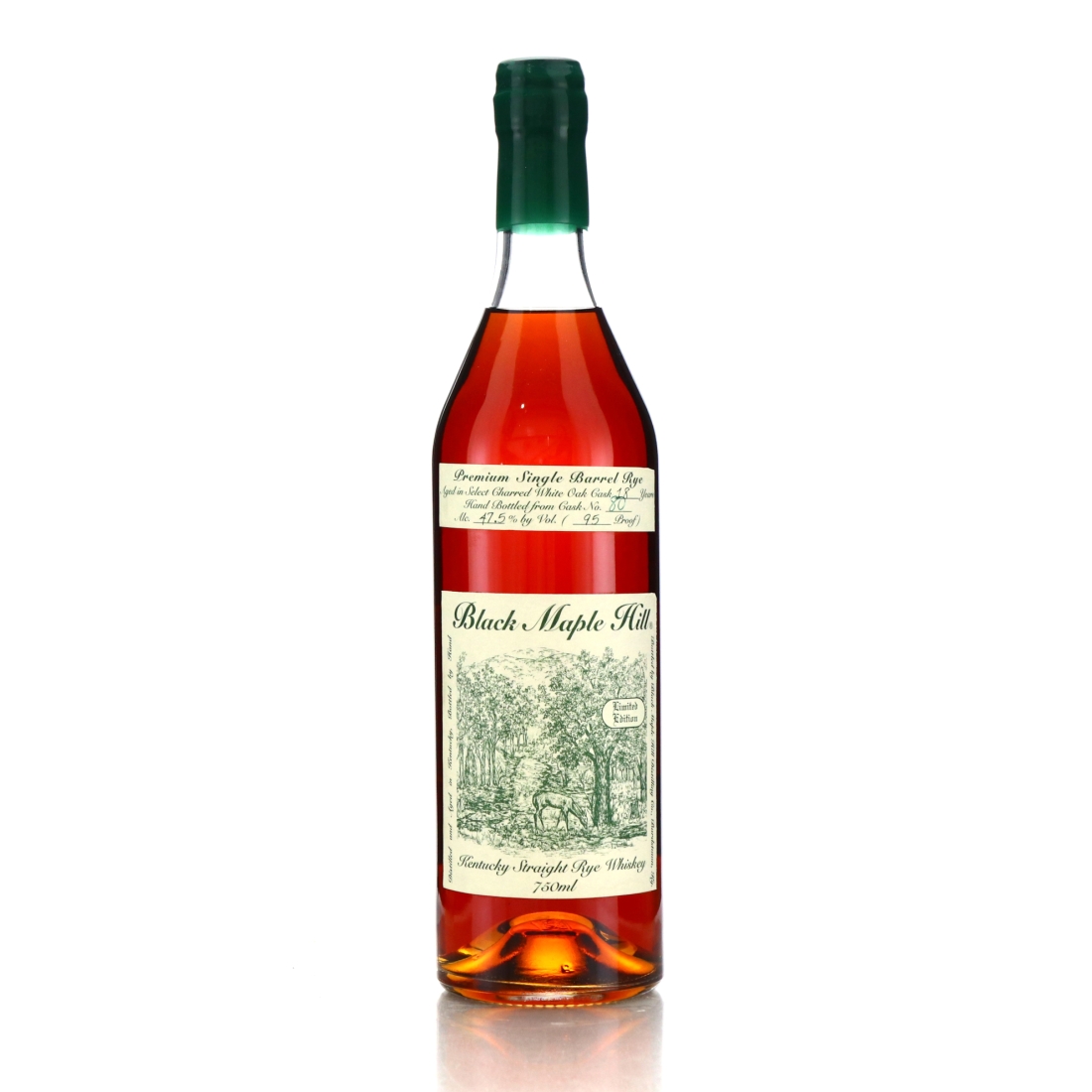Black Maple Hill 18 Year Old Single Barrel Rye #80 / KBD