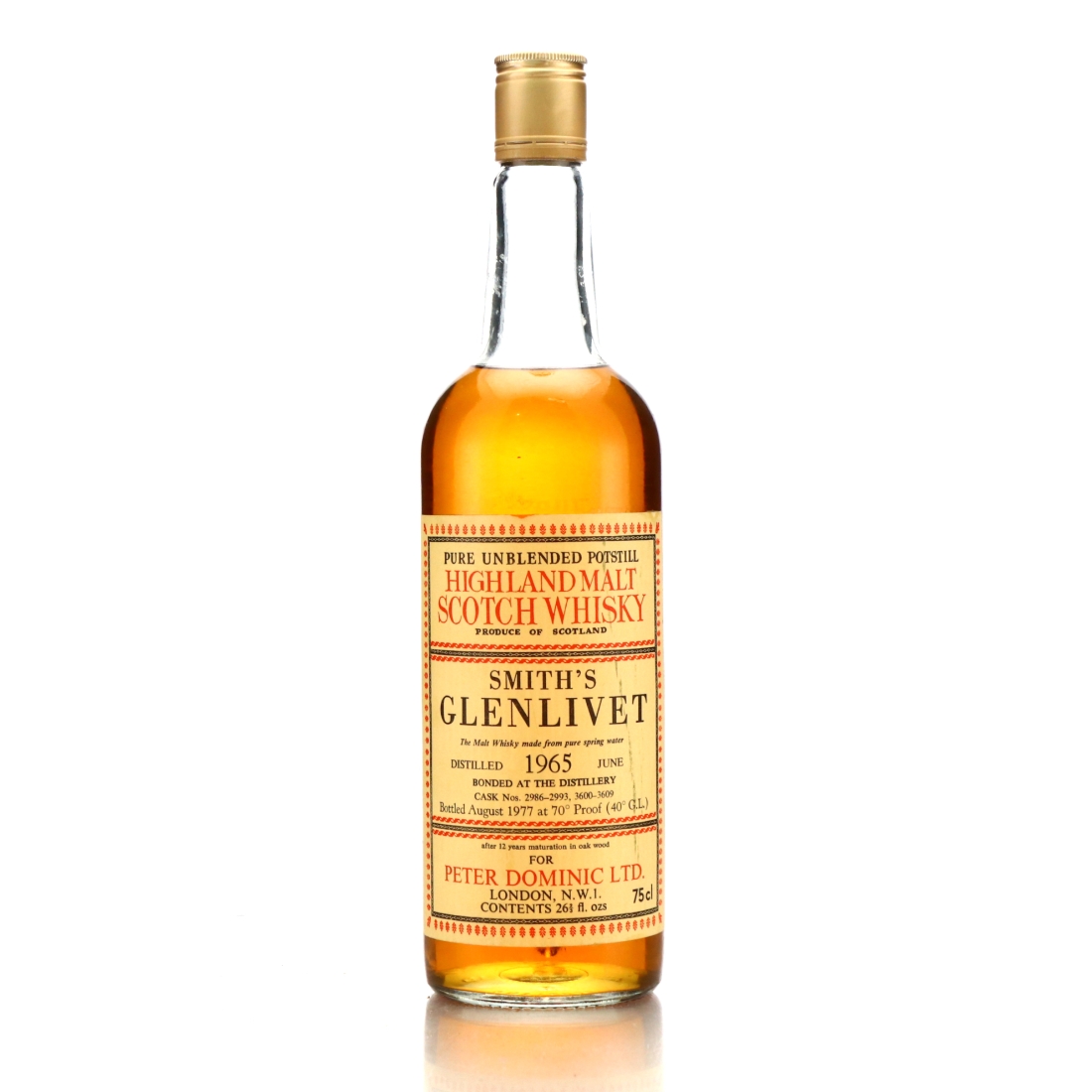 Glenlivet 1965 Peter Dominic 