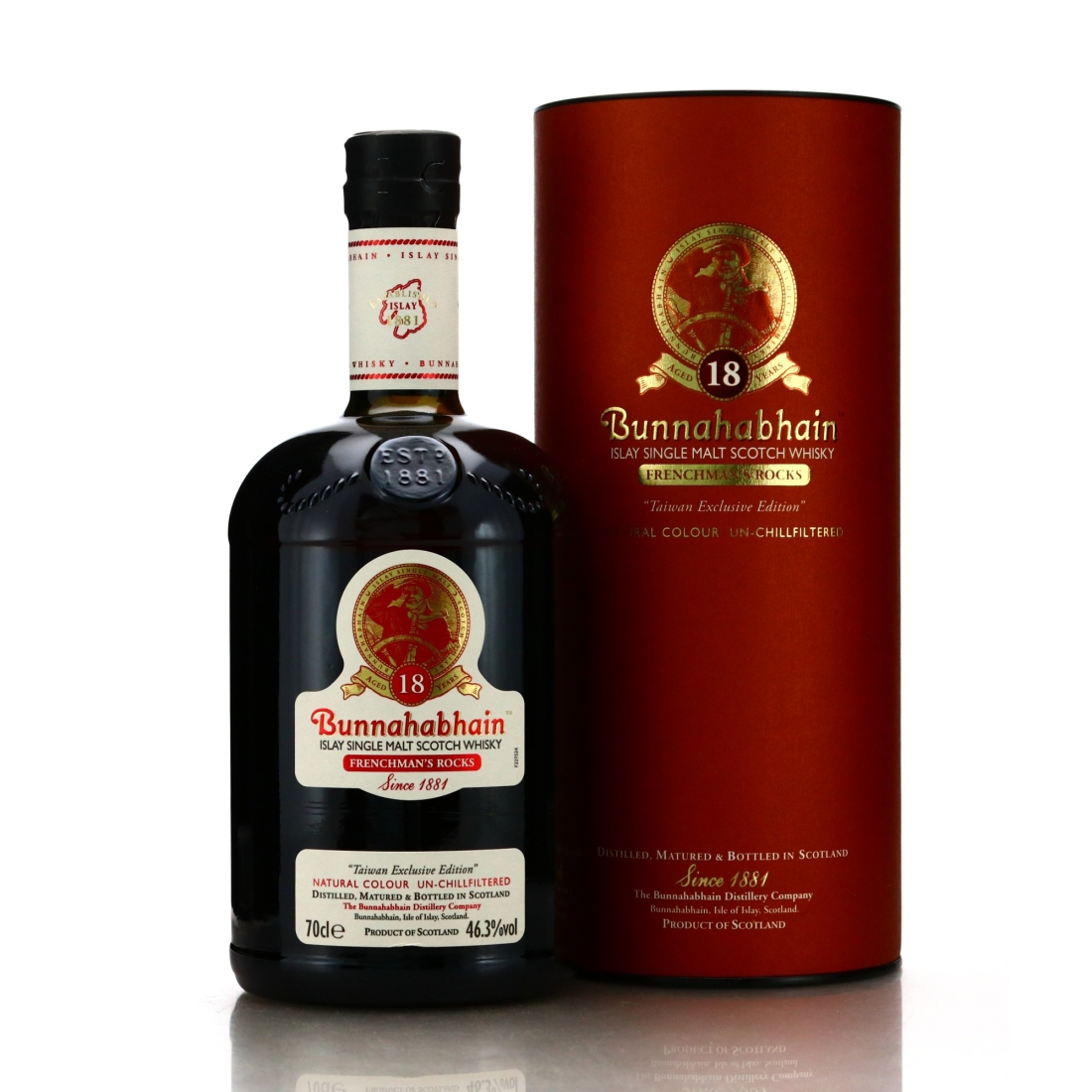 Bunnahabhain 18 Year Old Frenchman's Rock / Taiwan