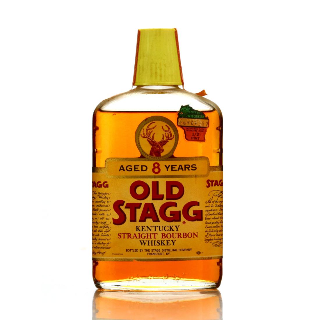 Old Stagg 8 Year Old Kentucky Straight Bourbon Half Pint 1968 Whisky ...