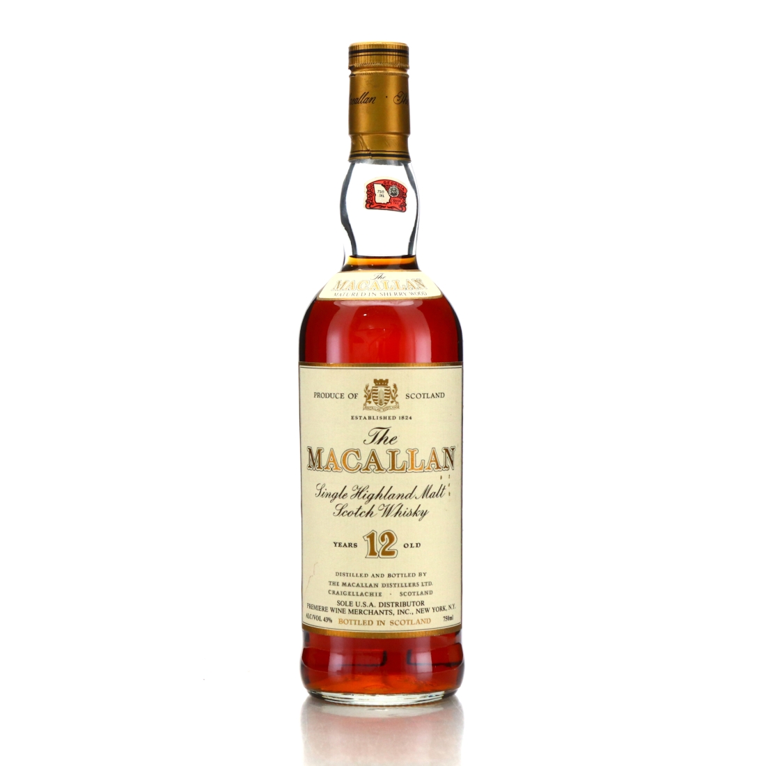 Macallan 12 Year Old 1980s / Premier Wine Merchants, US
