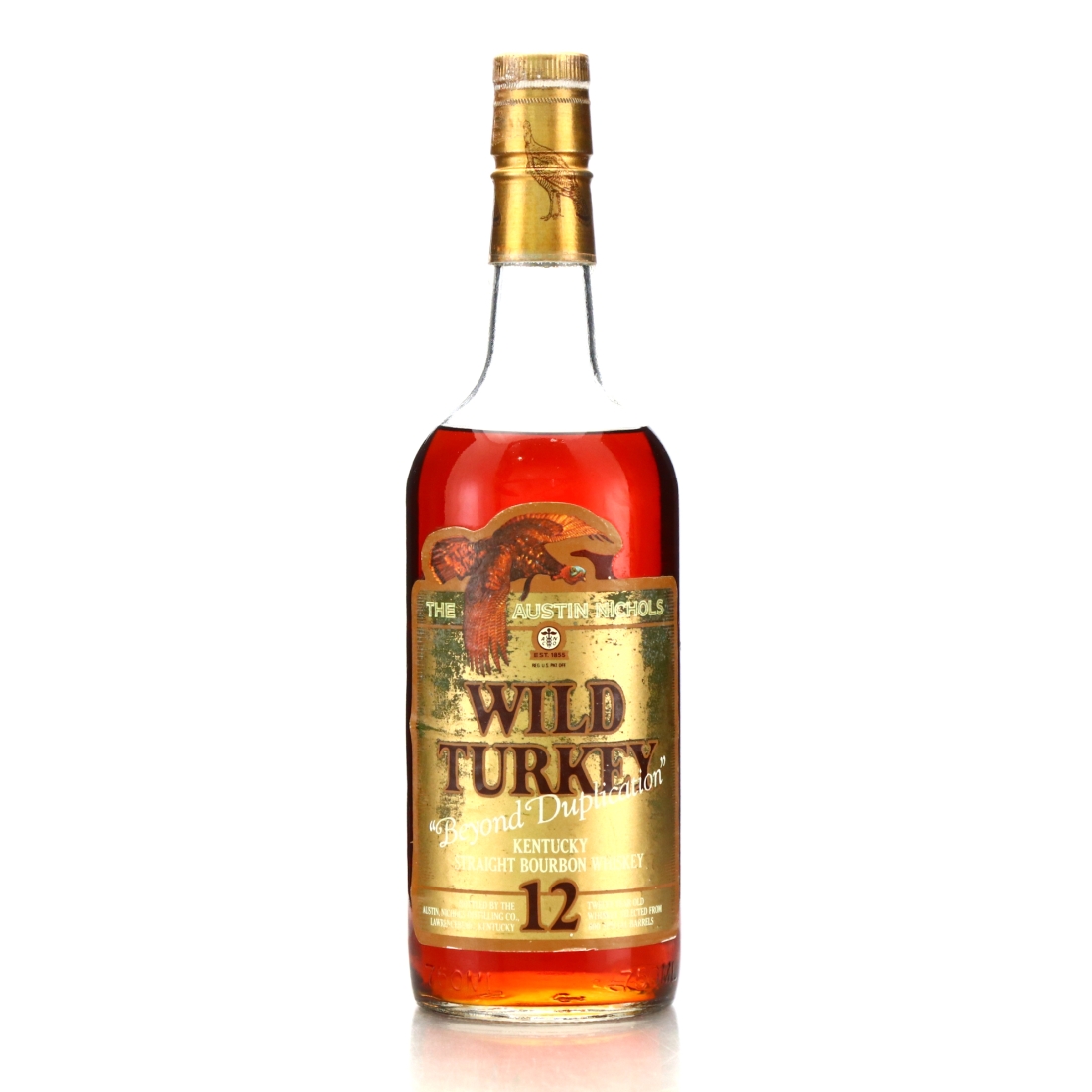 Wild Turkey 12 Year Old Beyond Duplication 1983