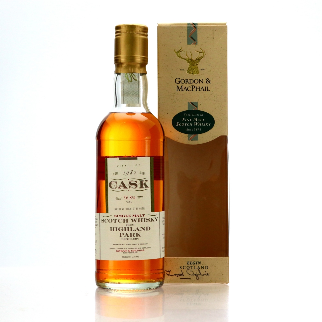 Highland Park 1982 Gordon and MacPhail Cask Strength 35cl