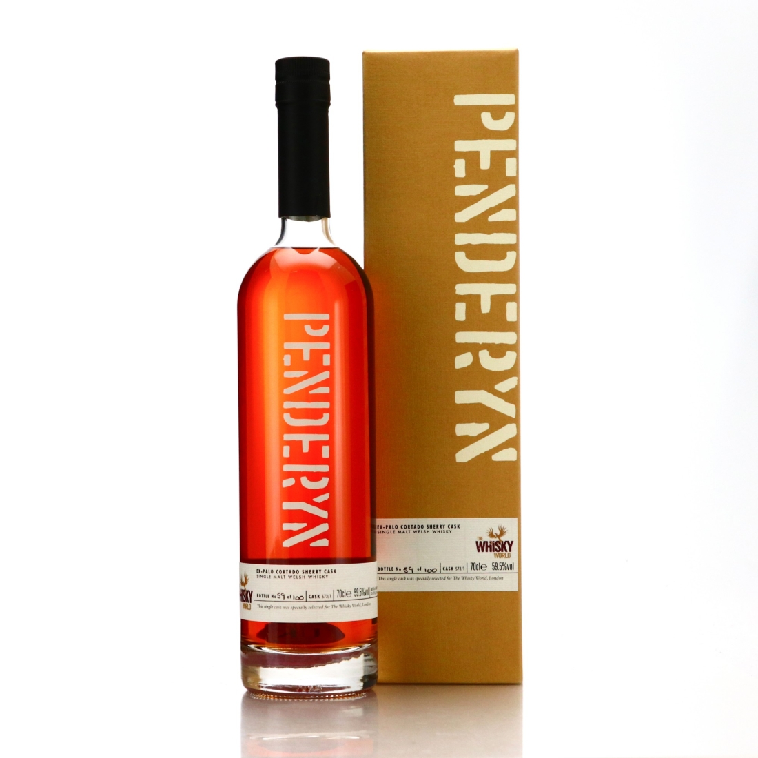 Penderyn Single Palo Cortado Sherry Cask #573 / The Whisky World