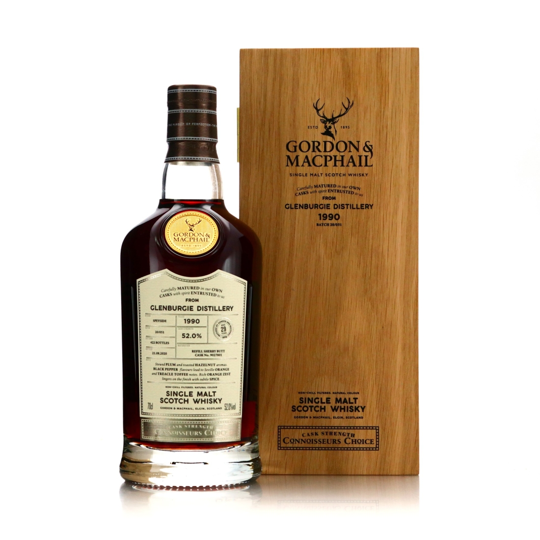 Glenburgie 1990 Gordon and MacPhail 29 Year Old Batch 20/051