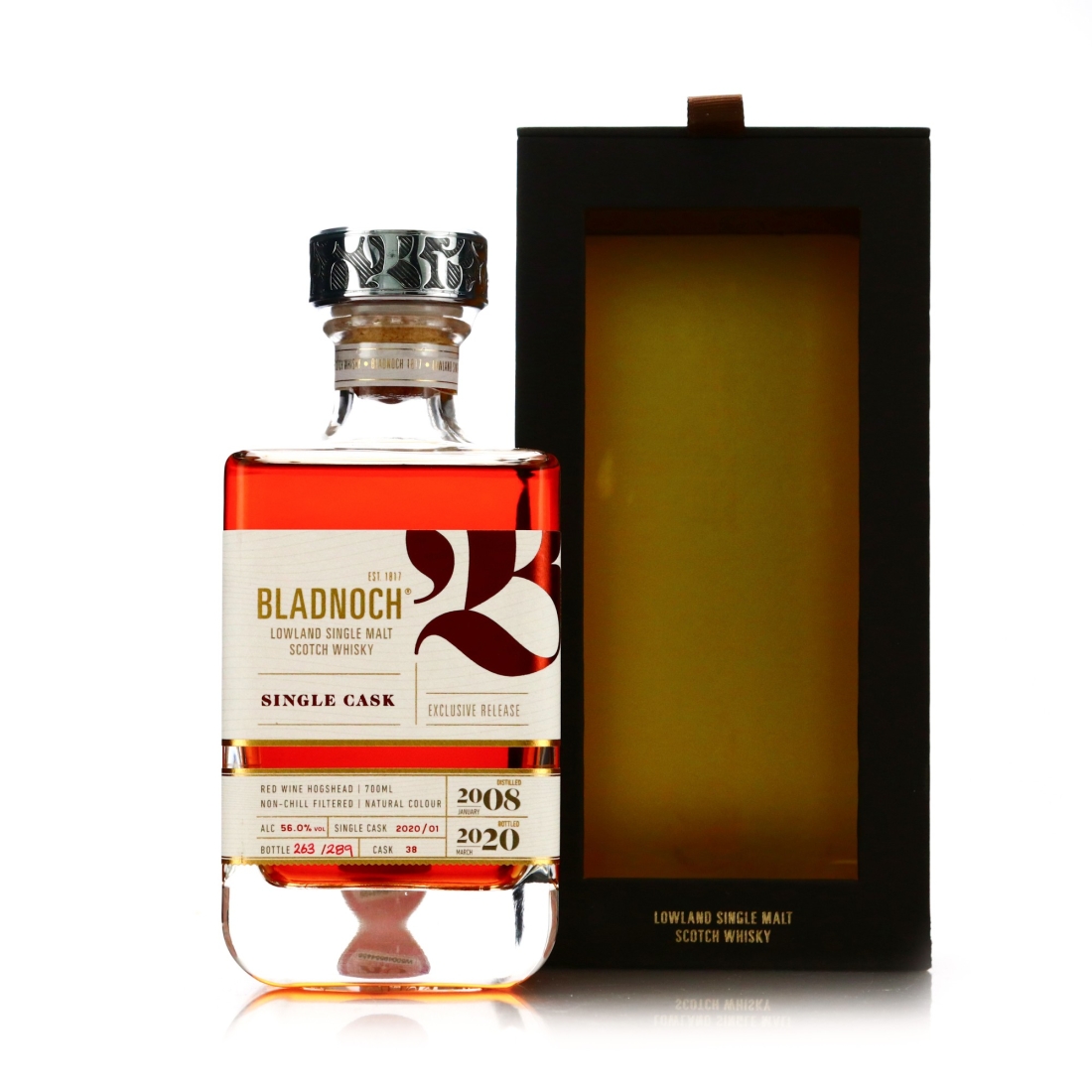 Bladnoch 2008 Single Red Wine Cask #38