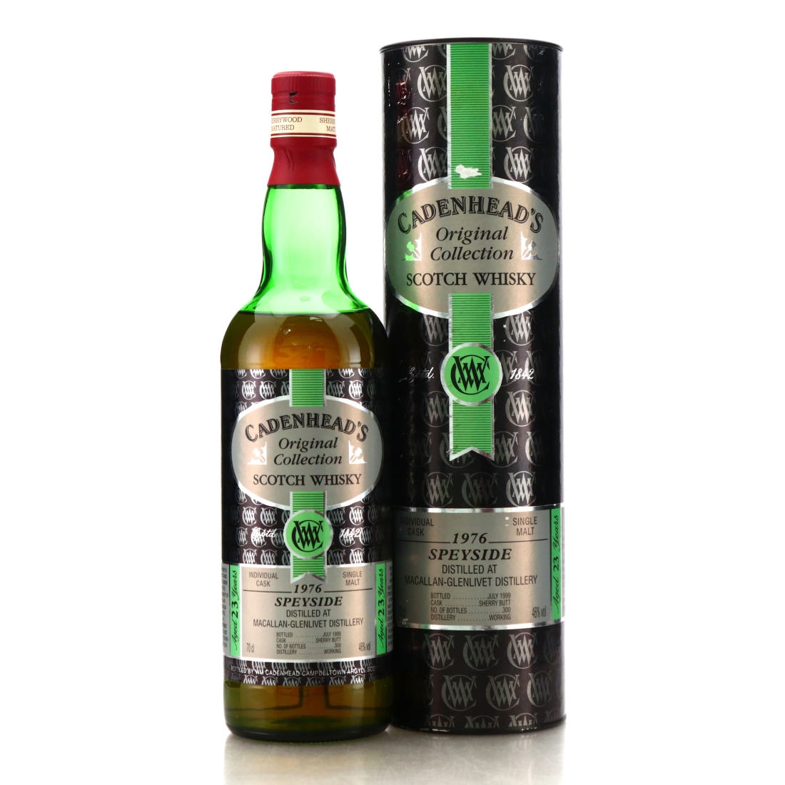 Macallan 1976 Cadenhead's 23 Year Old Sherry Wood