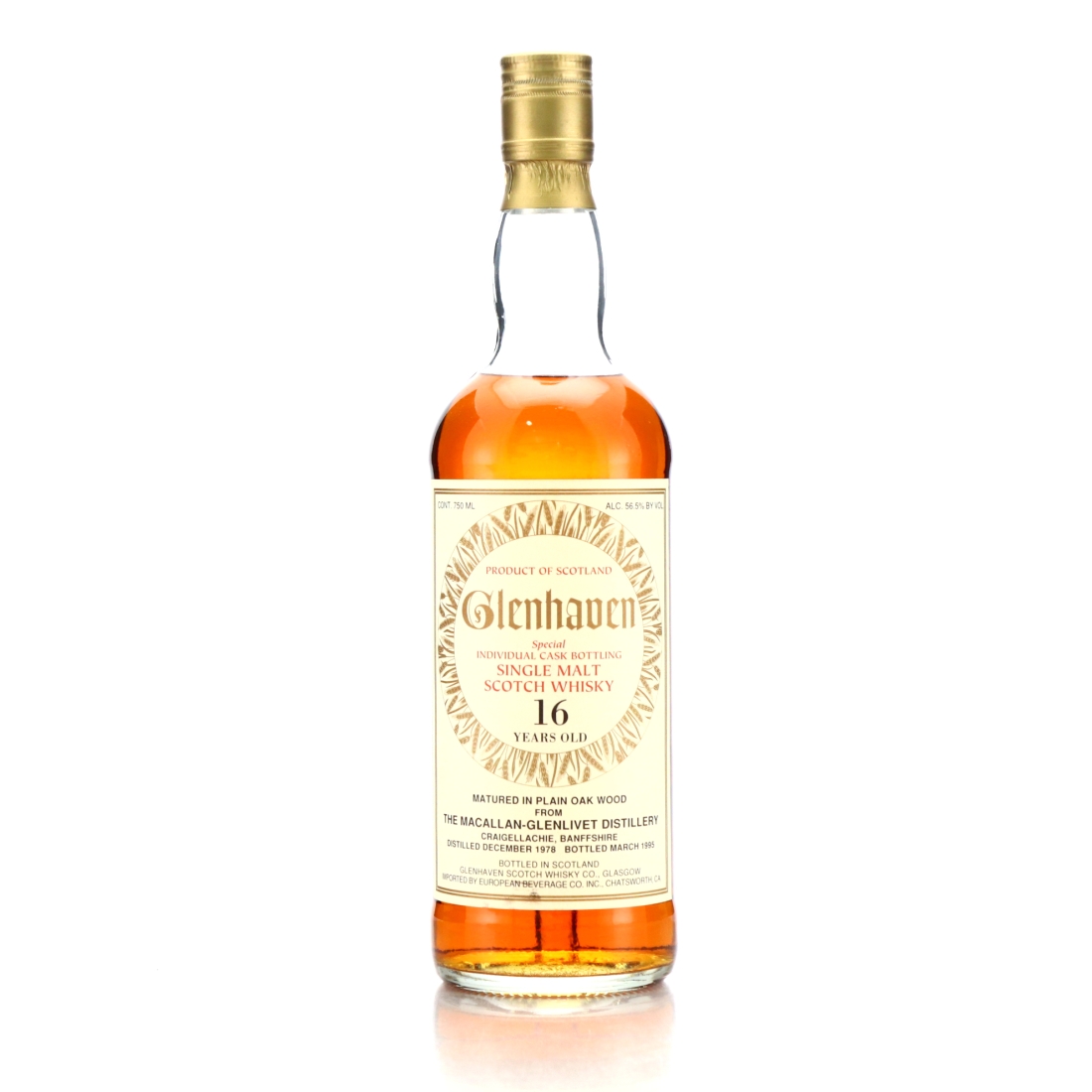 Macallan 1978 Glenhaven 16 Year Old 75cl / US Import