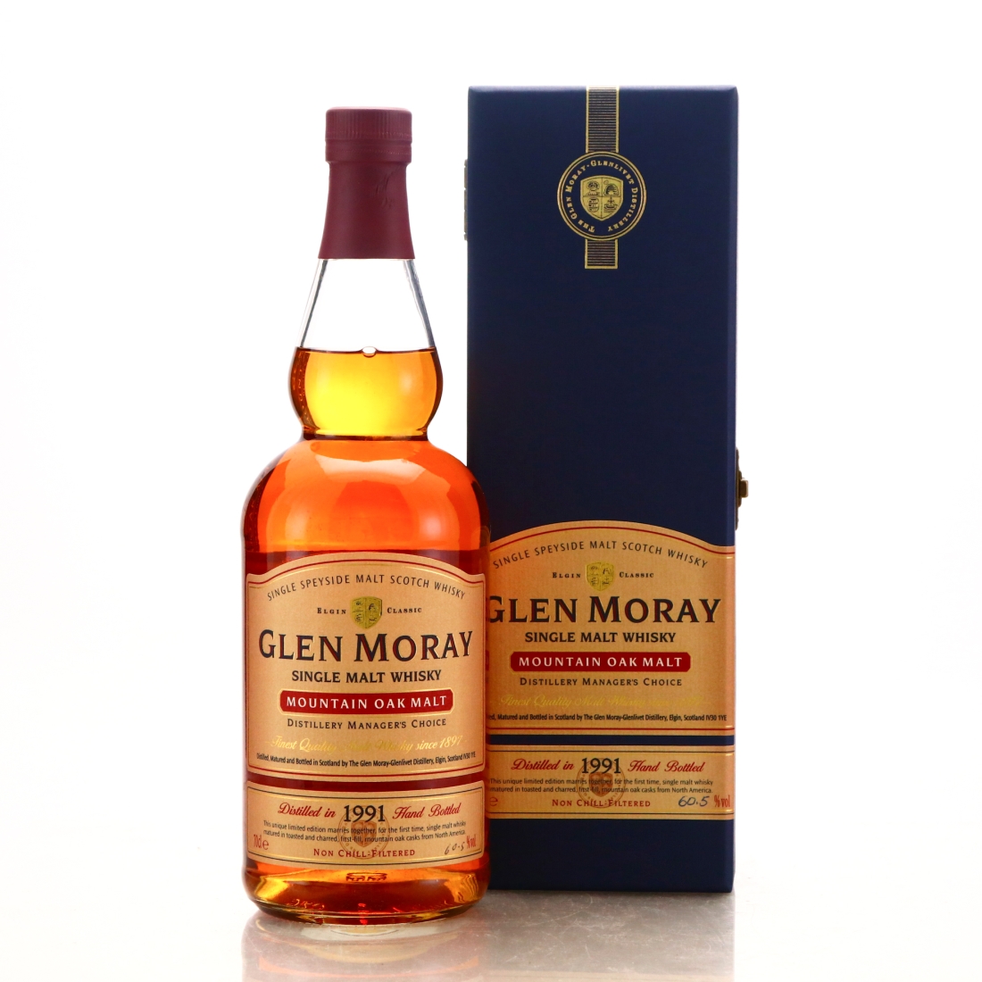 Glen Moray 1991 Manager's Choice Mountain Oak / Bottle No.1 - Signed