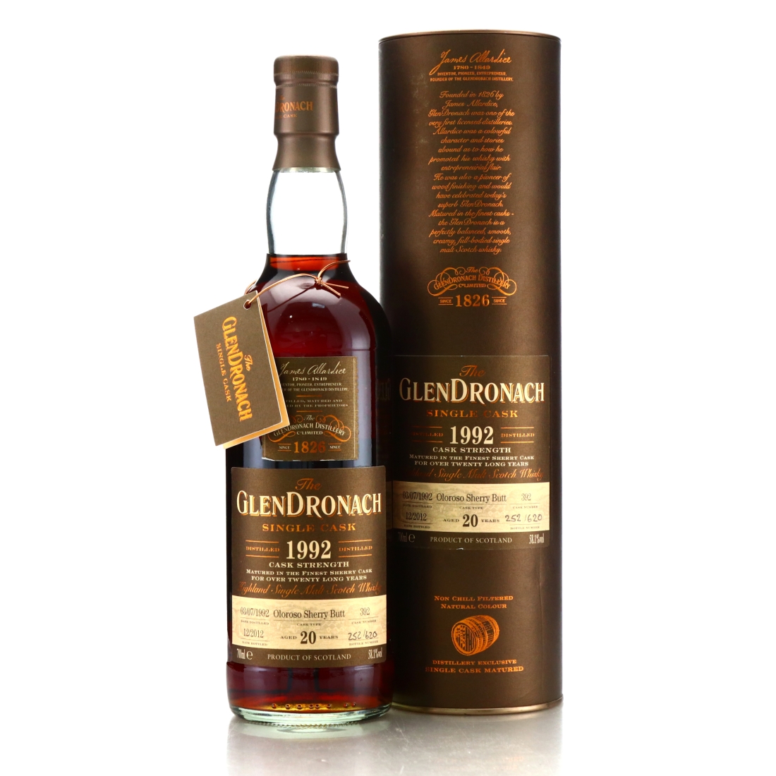 Glendronach 1992 Single Oloroso Cask 20 Year Old #392