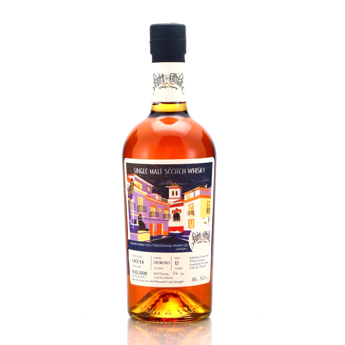 Caol Ila 2008 Roger’s Whisky 12 Year Old Oloroso Finish / Edition No.1