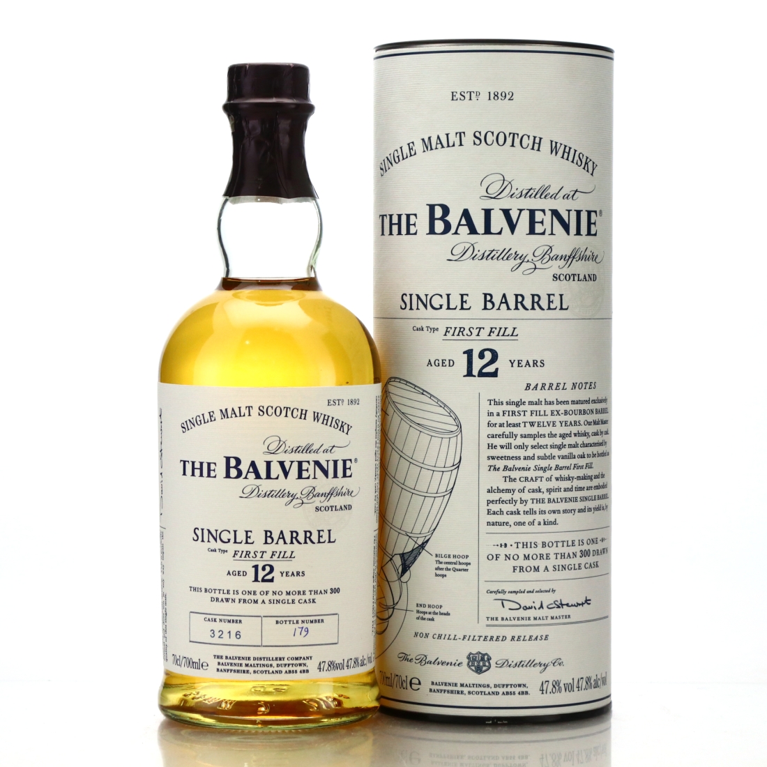 Balvenie 12 Year Old First Fill Single Barrel #3216