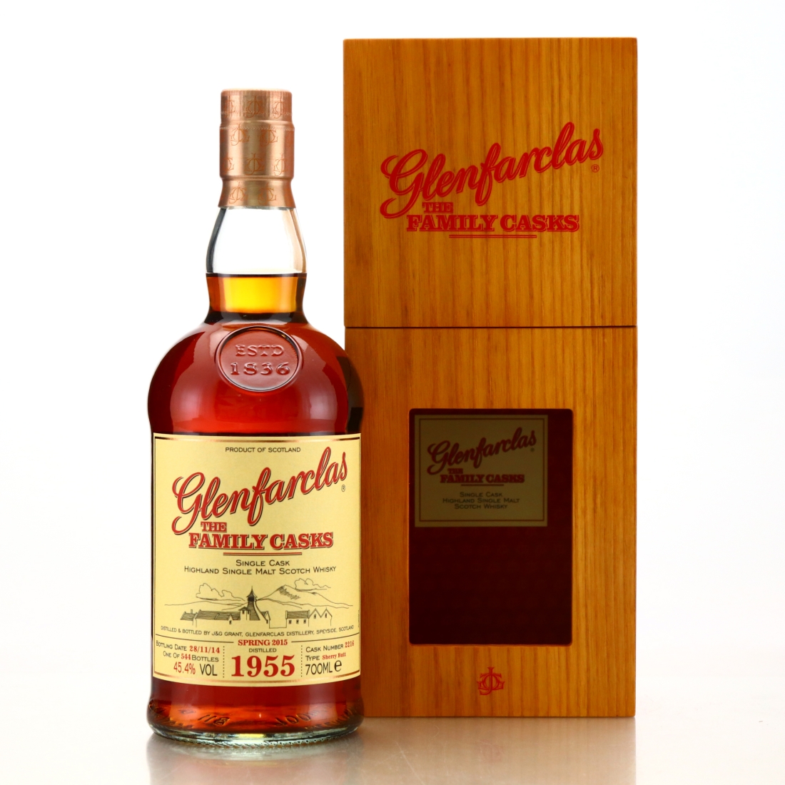 Glenfarclas 1955 Family Cask #2216 / Spring 2017