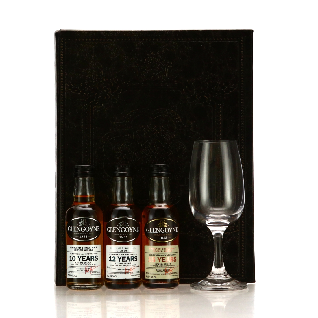 Glengoyne Book of Whisky Vol.1 Miniatures x 3