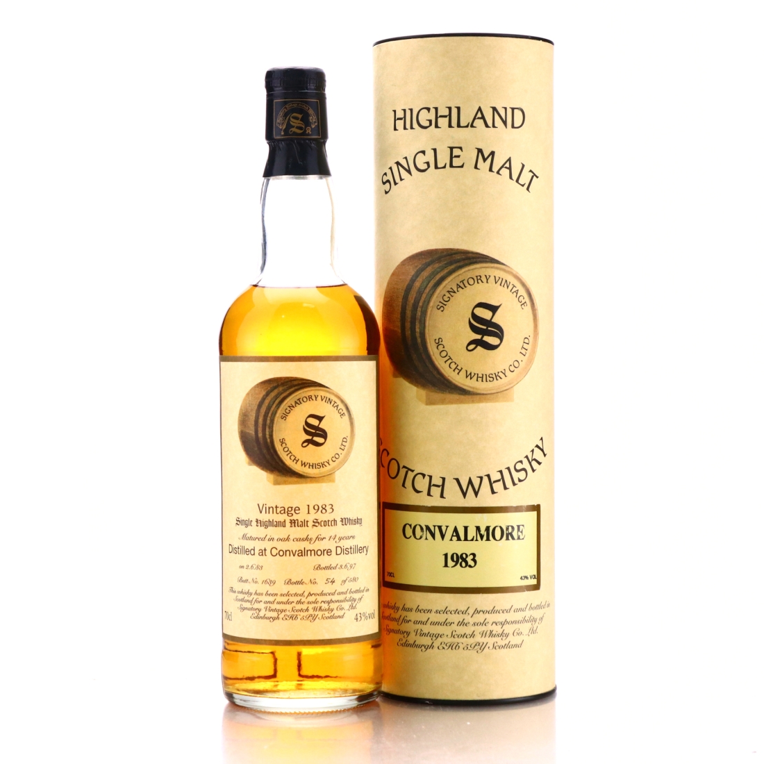 Convalmore 1983 Signatory Vintage 14 Year Old