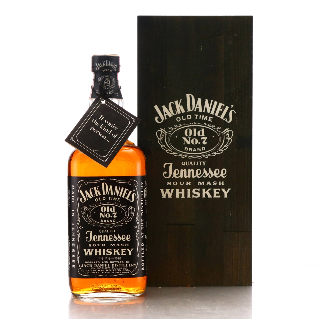 Jack Daniel's Old No.7 Brand 90 Proof 1988 / Wooden Box