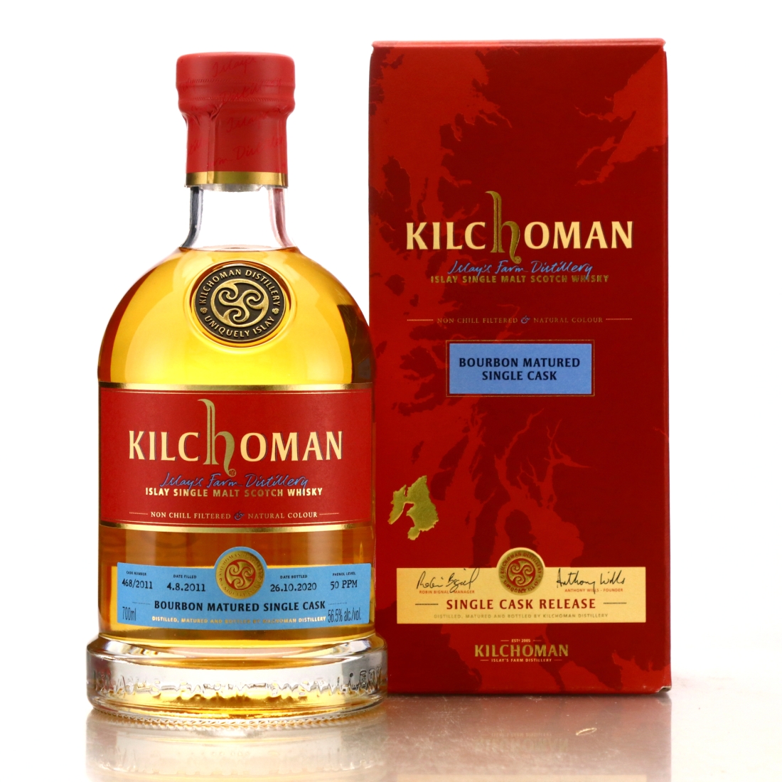 Kilchoman 2011 Single Bourbon Cask #468