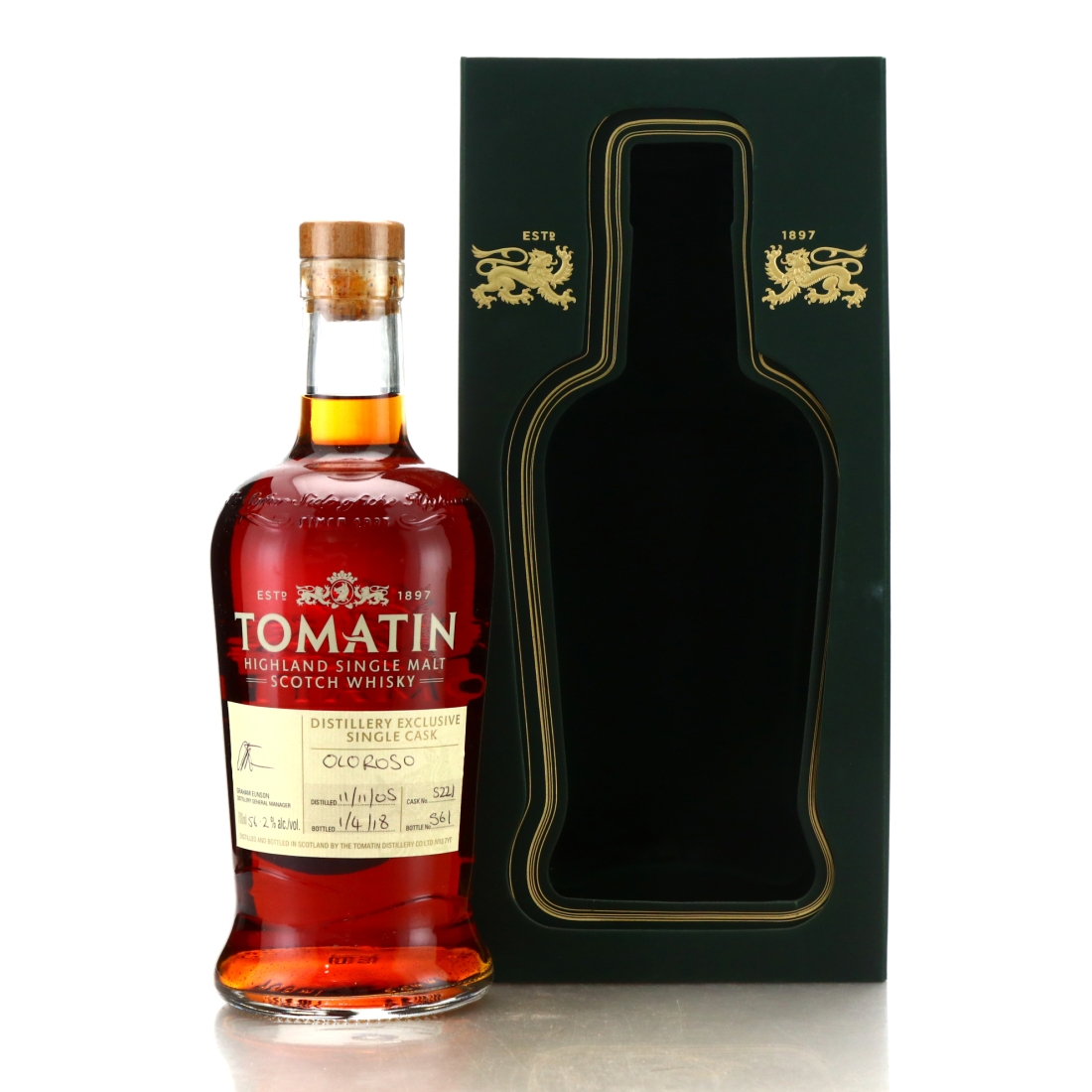 Tomatin 2005 Hand Filled Cask #5221 / Oloroso 