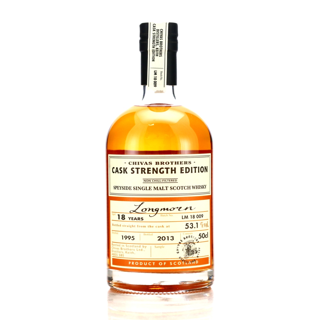 Longmorn 1995 Cask Strength 18 Year Old Batch #9