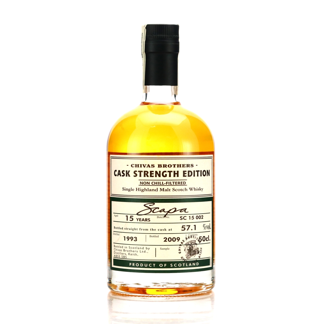 Scapa 1993 Cask Strength 15 Year Old Batch #2
