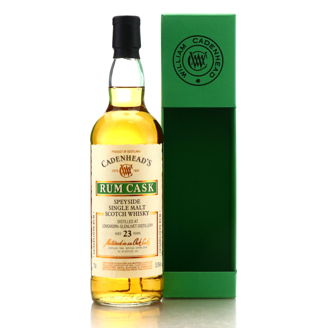 Longmorn 1994 Cadenhead's 23 Year Old Rum Cask