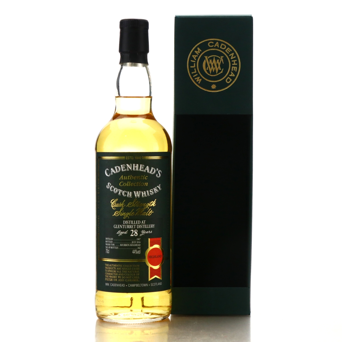 Glenturret 1987 Cadenhead's 28 Year Old