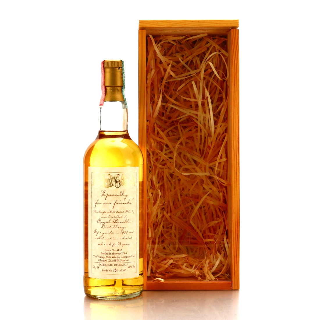 Royal Brackla 1979 Vintage Malt Whisky Co 25 Year Old