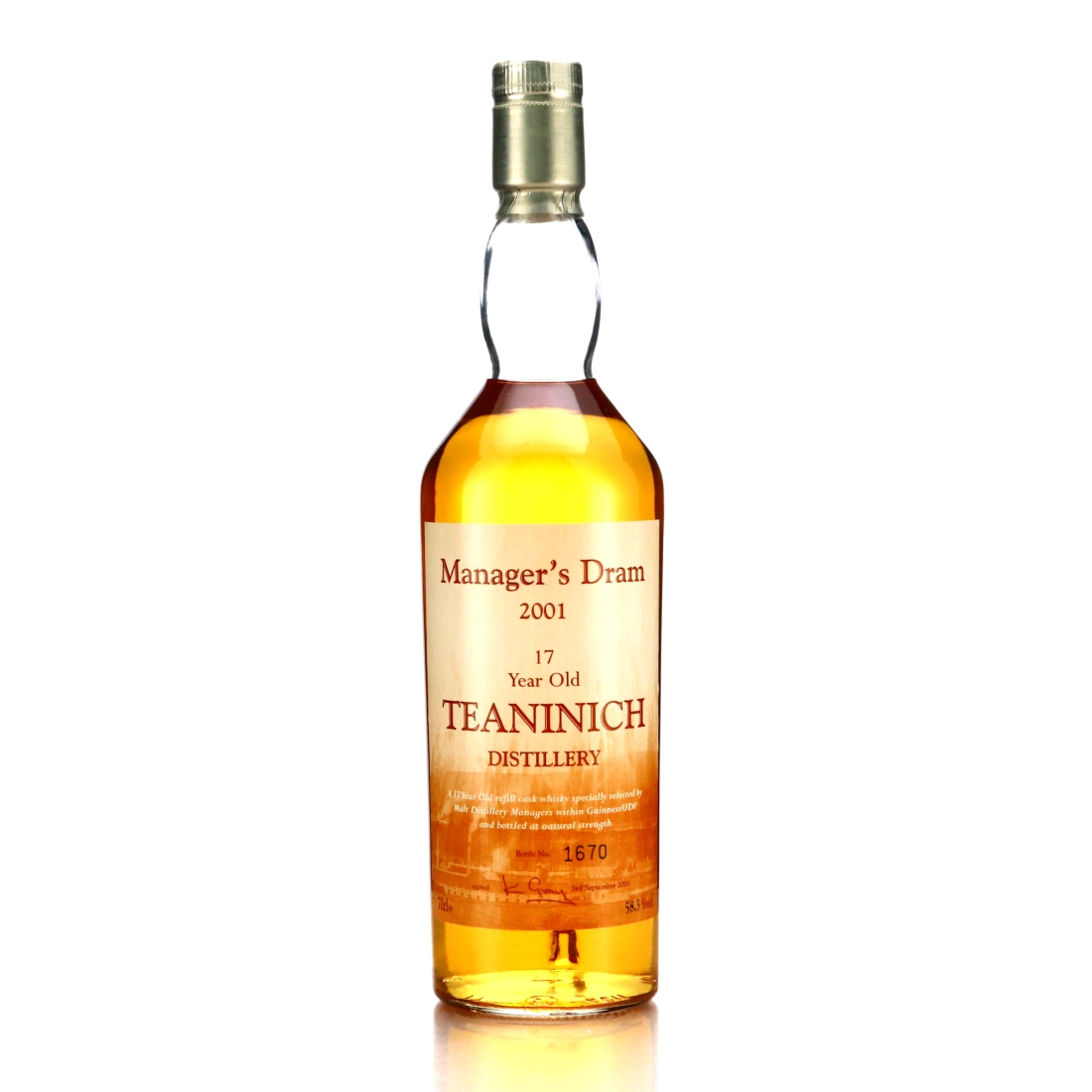 Teaninich 17 Year Manager's Dram 2001