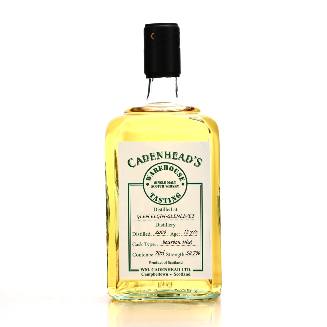 Glen Elgin 2009 Cadenhead's 12 Year Old Warehouse Tasting 