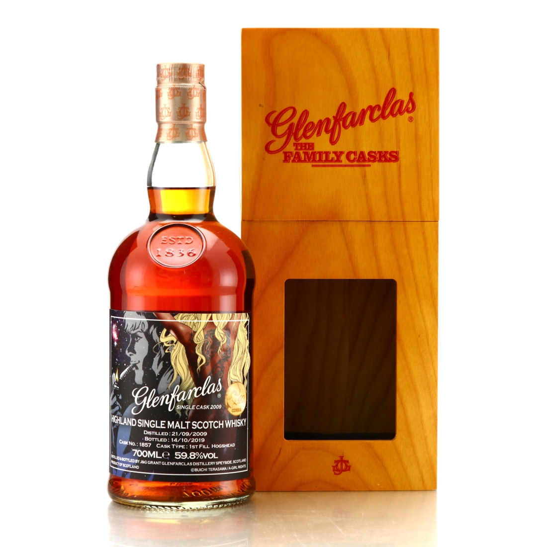 Glenfarclas 2009 Family Cask #1857 / Cobra 40th Anniversary