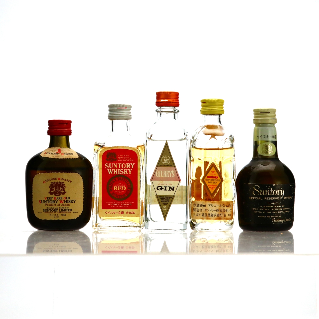 Suntory Miniatures x 5