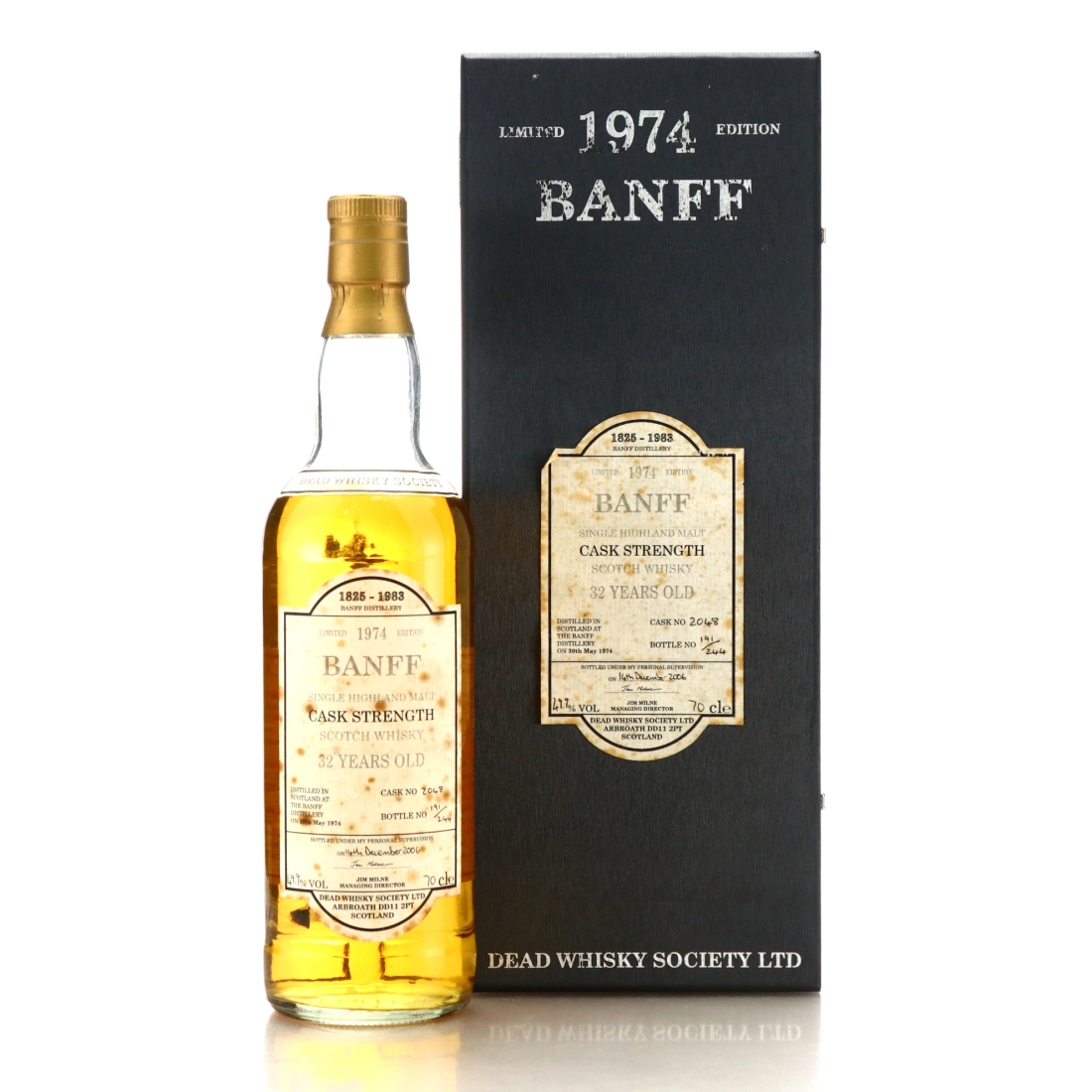Banff 1974 Dead Whisky Society 32 Year Old