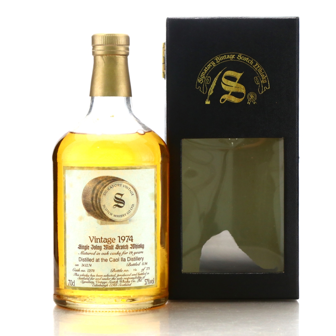 Caol Ila 1974 Signatory Vintage 19 Year Old